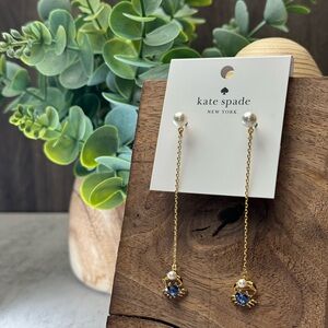 NWT Kate Spade Claws Out Crab Linear Earrings